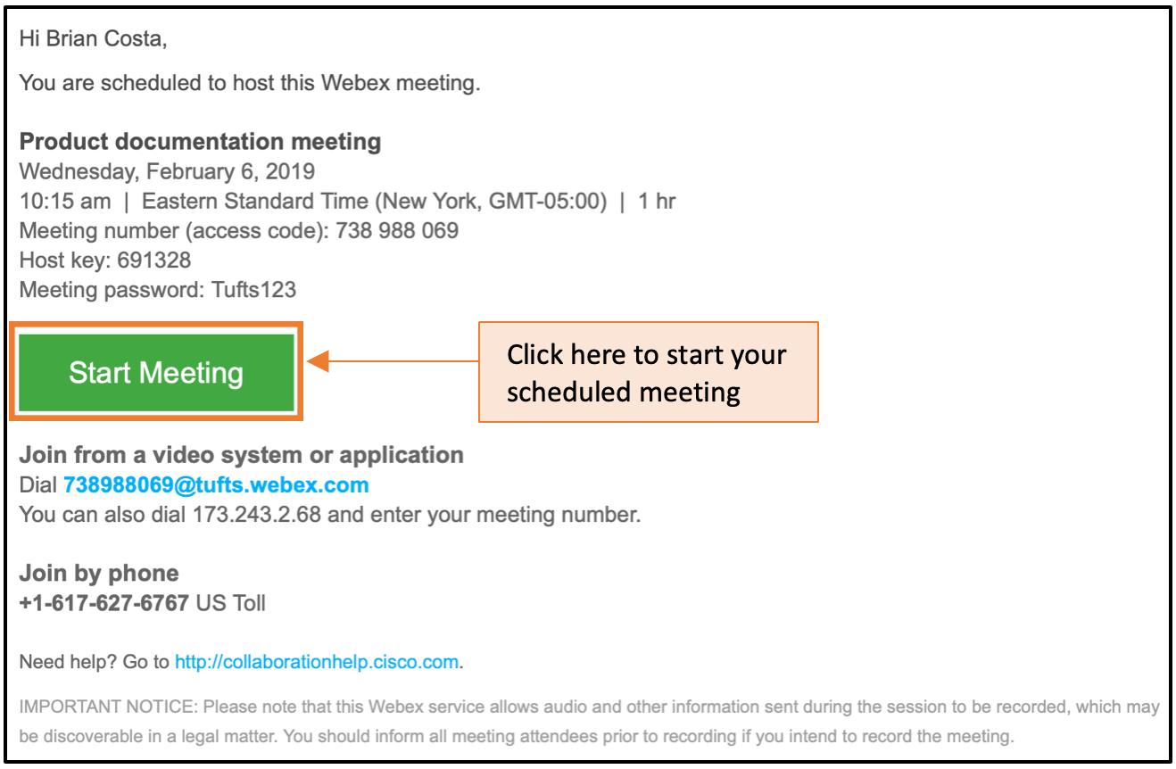 Hosting a Meeting Technology Services